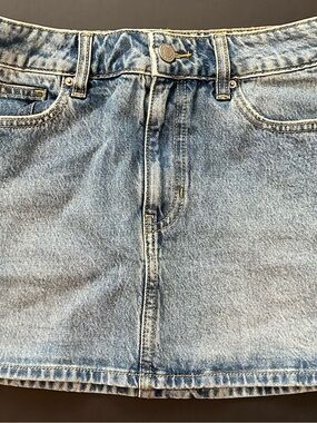 PacSun Light Blue Straight Denim Skirt